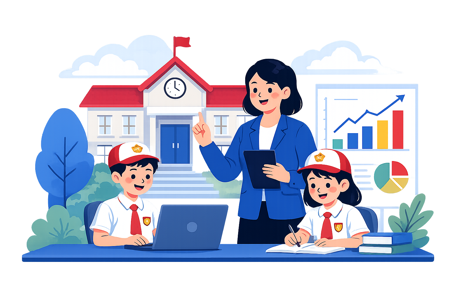 Ilustrasi Sekolah Dasar